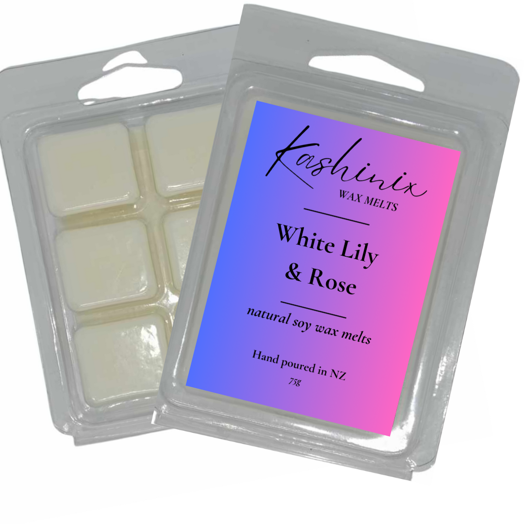 Natural Soy Wax Melts - White Lily & Rose