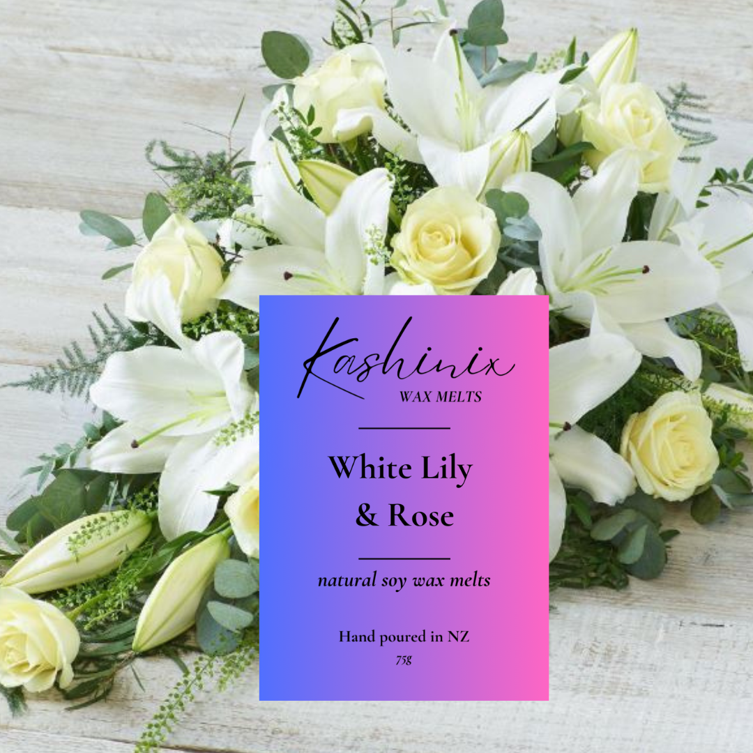 Natural Soy Wax Melts - White Lily & Rose