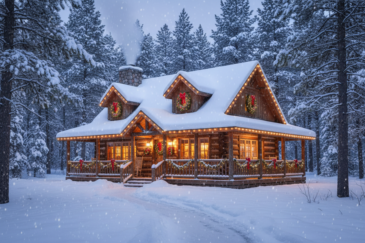 christmas cabin